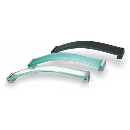 Ручка стеклянная ROSES L 160мм черная 00003706 - фото 15085