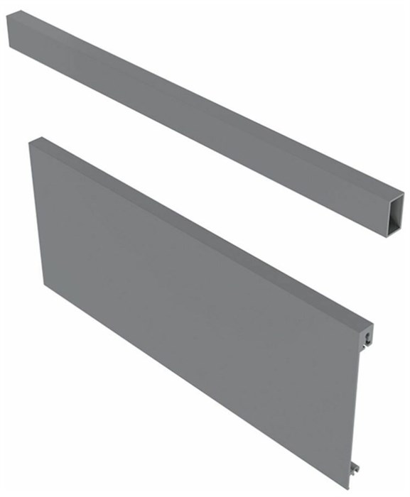 Передняя панель для внутреннего AXISPRO серый орион + релинг (для 116 мм) - фото 22354