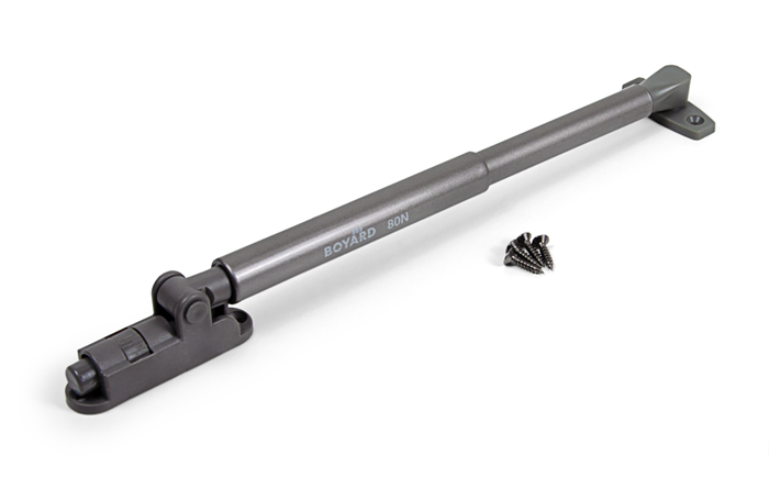 Кронштейн газовый GL110GRPH/80/3 80N с фиксацией положения и амортизацией графит 10011922 - фото 23421