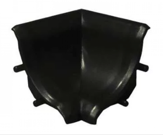 Угол внутренний к плинтусу LB-15 mini черный Korner (494) 10009059