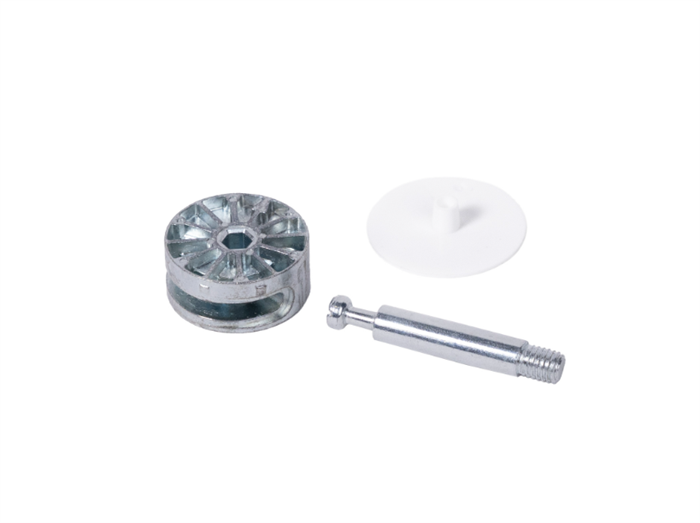 Эксцентриковая стяжка усиленная 35мм +шток 55мм H-type (белая заглушка в комплекте) 10008587