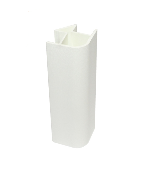 Угол к цоколю универсальный Н-100 /90гр Белый 95мм Бел/РФ №1 10012092