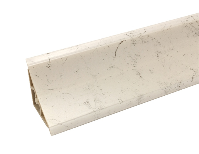 Плинтус В2 23х23, Мрамор Марквина белый 014 10012105