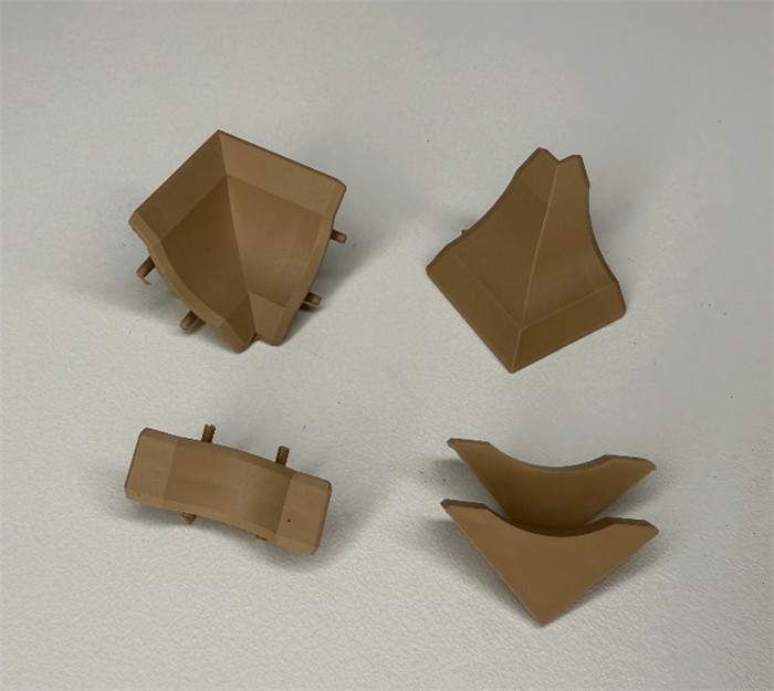 Комплект заглушек и углов для плинтуса В1 mini (1внутр.+1внеш.+2загл) Латте 10012127