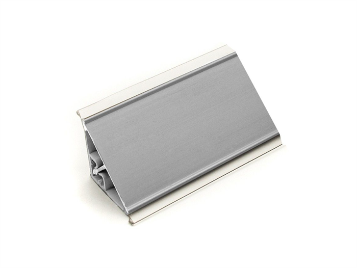 Плинтус алюминиевый плоский  гладкий П/О-С серебро 3м 10011878