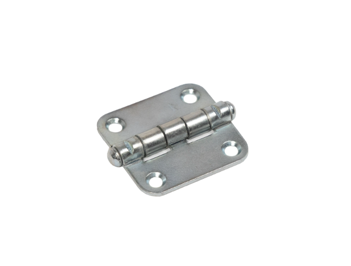 Петля карточная 40*40 мм, белый цинк  10009504