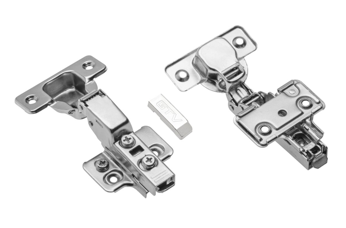 Петля полунакладная 08 d35 с доводчиком GTV SOLID PLUS ( с эксцентриковой регулировкой ) 10011375