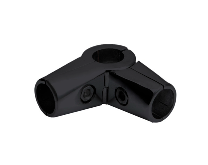 R-43 соединитель 3-х труб поворотный ЧЕРНЫЙ 10012317