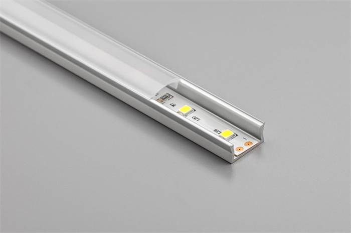 Профиль металлический накладной MINI L-2 м для Led ленты ( в комплекте крышка + комплект заглушек) 10012235
