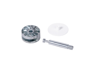 {{photo.Alt || photo.Description || 'Эксцентриковая стяжка усиленная 35мм +шток 55мм H-type (белая заглушка в комплекте)'}}