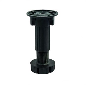 Ножка регулируемая кухонная 100 мм черная(250) 10012171