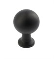 Ручка кнопка Nord черная матовая - фото 15695