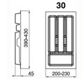 Вкладыш кухонный 300 L430 белый LB 00003134 - фото 18978 Вкладыш кухонный 300 L430 белый LB 00003134 - фото 18978