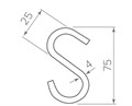 Крючок для трубы d-25 (506) 00005415