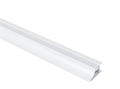 Профиль металлический торцевой L-3 м белый для Led ленты А (в комплекте крышка) 10012305